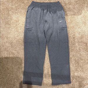 Nike Dark Gray Sweatpants with Logo